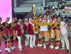 PERWOSI Jambi Pertahankan Gelar Juara Senam Kreasi Nasional Dua Tahun Beruntun