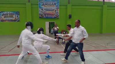 Kejuaraan Anggar Kota Jambi Perdana Digelar di SMAN 1, Dipuji KONI