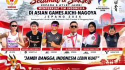 Enam Atlet Jambi Perkuat Indonesia di Asian Games Aichi-Nagoya 2026, Tampil di Lima Cabor