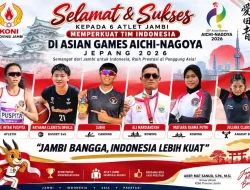 Enam Atlet Jambi Perkuat Indonesia di Asian Games Aichi-Nagoya 2026, Tampil di Lima Cabor