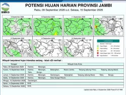 Hujan Dinanti Jambi, Ada Harapan Kabut Asap Mulai Berkurang