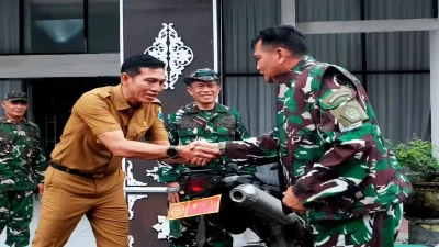 Fadhil Arief dan Pangkogabwilhan I Perkuat Koordinasi Penanganan Karhutla Batang Hari