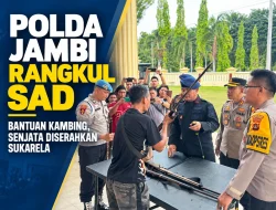 Pendekatan Humanis Polda Jambi Bangun Kepercayaan, Temenggung SAD Serahkan Senjata Rakitan